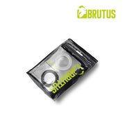 Brutus - Elastico - Lot de cockrings extensibles - Transparent/Noir-Erotiekvoordeel.nl