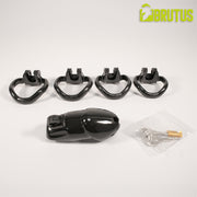 Brutus - Ergo - Gabbia di castità - Nero-Erotiekvoordeel.nl