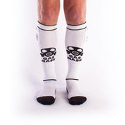 Brutus - Gas Mask Party Soccer Socks with Pouch - White/Black-Erotiekvoordeel.nl