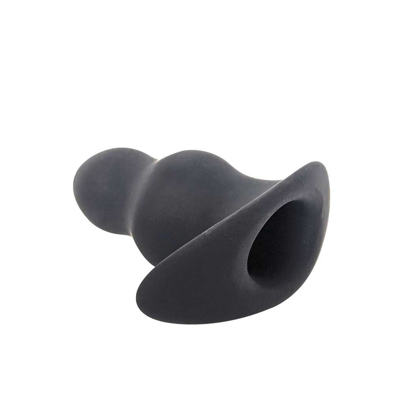 Brutus - Hollow Butt Plug - Ergo Bum - Silicone Tunnel Plug - Black - 3 sizes-Erotiekvoordeel.nl