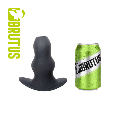 Brutus - Hollow Butt Plug - Ergo Bum - Silicone Tunnel Plug - Black - 3 sizes - Erotiekvoordeel.nl