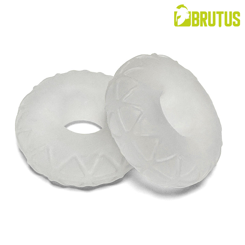 Brutus - ICE - Silasoft Fat Donut Cockring - Transparent-Erotiekvoordeel.nl