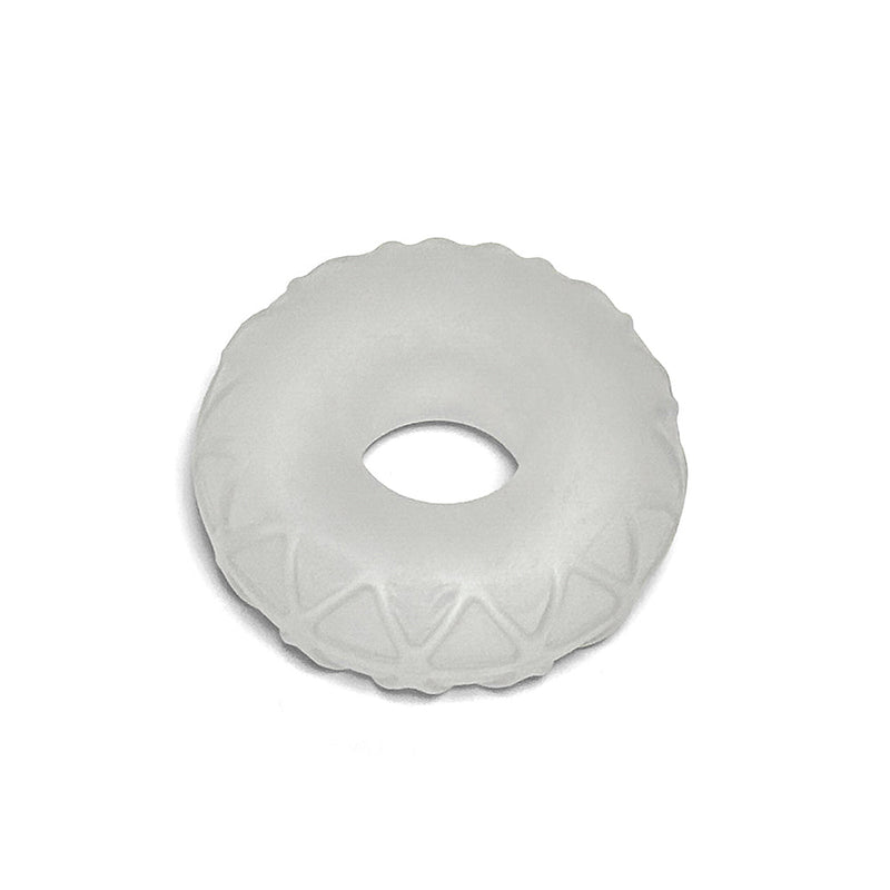 Brutus - ICE - Cockring Fat Donut Silasoft - Transparent - Erotiekvoordeel.nl