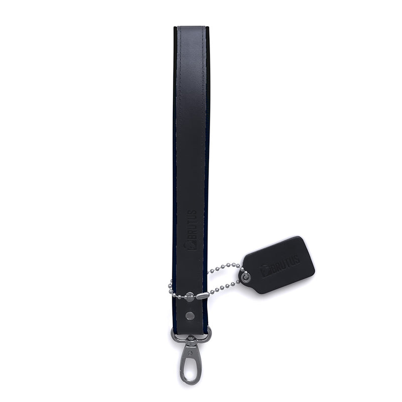 Brutus - Laisse de bondage courte en cuir - Noir-Erotiekvoordeel.nl