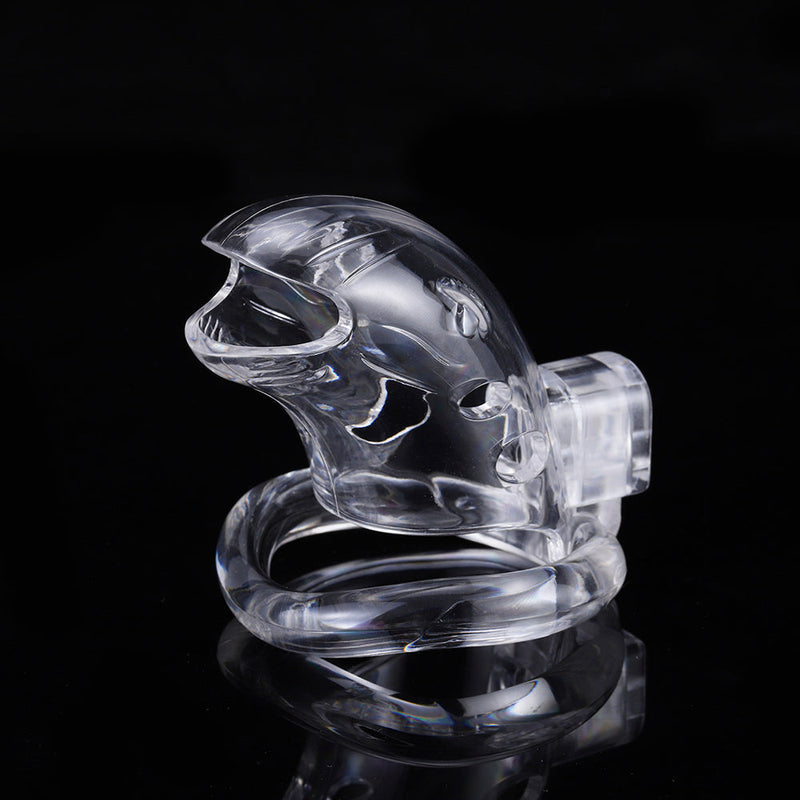 Brutus - Cage de chasteté - Cage à pénis transparente - Shark-Erotiekvoordeel.nl
