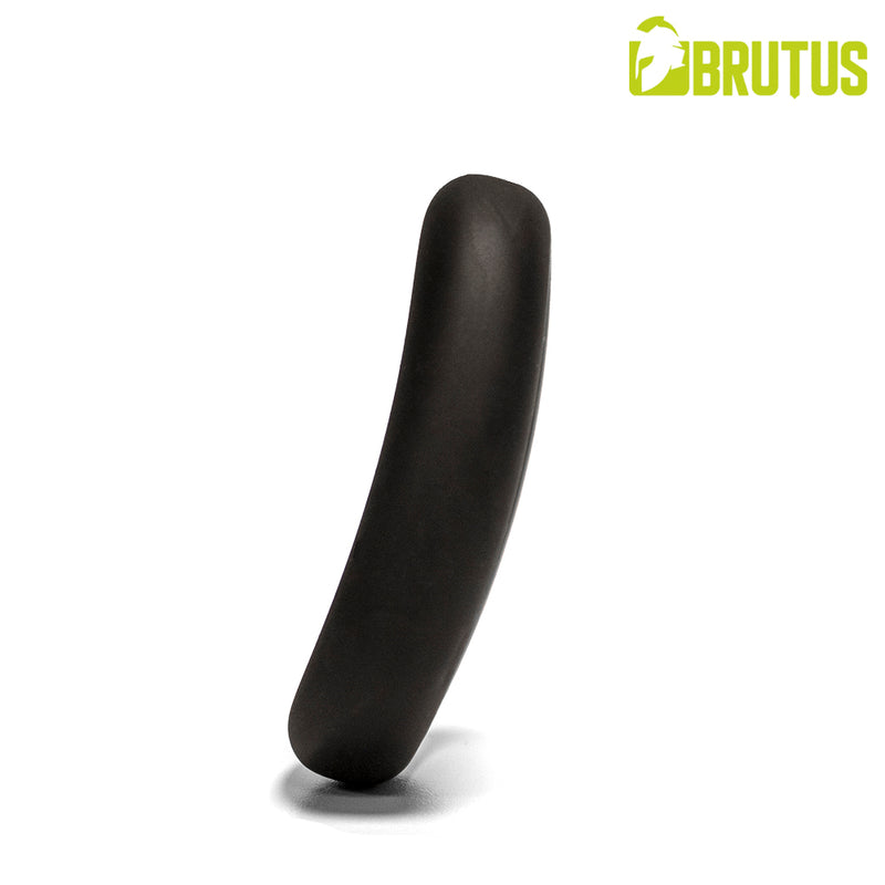 Brutus - Mucho Macho - Superzachte Siliconen Ergo Cockring - Zwart-Erotiekvoordeel.nl