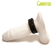 Brutus - Neopren-Cockstrap - Verstellbar mit Druckknöpfen - Schwarz - Erotiekvoordeel.nl
