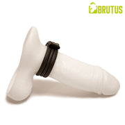 Brutus - Neopren-Cockstrap - Verstellbar mit Druckknöpfen - Schwarz - Erotiekvoordeel.nl