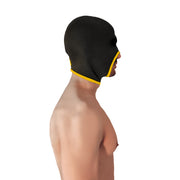 Brutus - Neoprene Blind Face Fucker Hood - No Eye Holes - Black/Yellow-Erotiekvoordeel.nl