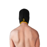Brutus - Neoprene Blind Face Fucker Hood - No Eye Holes - Black/Yellow-Erotiekvoordeel.nl