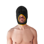 Brutus - Neoprene Blind Face Fucker Hood - No Eye Holes - Black/Yellow-Erotiekvoordeel.nl