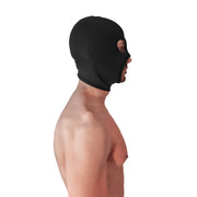 Brutus - Cappuccio Face Fucker in neoprene - Con aperture per gli occhi - Nero-Erotiekvoordeel.nl