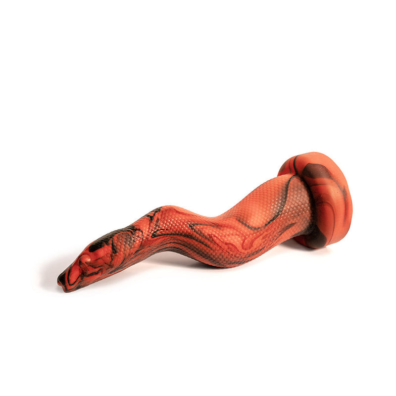 Brutus Nightmare - Asssss Sneek - Gode anal extra long avec système Vac-U-Lock - Rouge/Noir - Erotiekvoordeel.nl