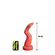 Brutus Nightmare - Asssss Sneek - Gode anal extra long avec système Vac-U-Lock - Rouge/Noir - Erotiekvoordeel.nl