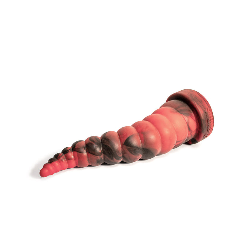 Brutus Nightmare - Horny - Vac-U-Lock Butt Plug - Silicone - Red/Black - Erotiekvoordeel.nl