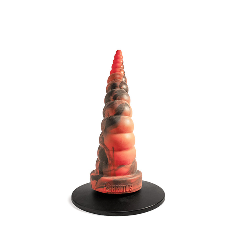 Brutus Nightmare - Horny - Vac-U-Lock Butt Plug - Silicone - Red/Black - Erotiekvoordeel.nl