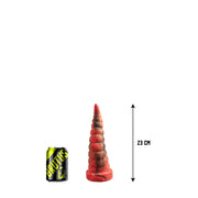 Brutus Nightmare - Horny - Vac-U-Lock Butt Plug - Silicone - Red/Black - Erotiekvoordeel.nl