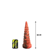 Brutus Nightmare - Horny - Vac-U-Lock Butt Plug - Silicone - Red/Black - Erotiekvoordeel.nl