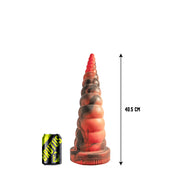 Brutus Nightmare - Horny - Vac-U-Lock Butt Plug - Silicone - Red/Black - Erotiekvoordeel.nl