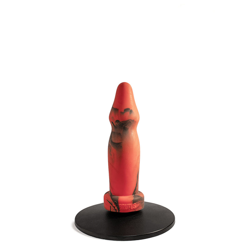 Brutus Nightmare - Missile - Vac-U-Lock-Analplug - Silikon - Rot/Schwarz - Erotiekvoordeel.nl