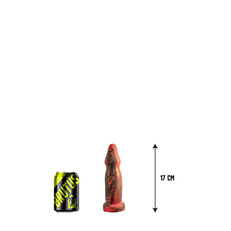 Brutus Nightmare - Missile - Vac-U-Lock-Analplug - Silikon - Rot/Schwarz - Erotiekvoordeel.nl