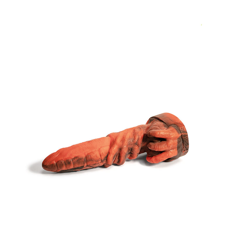 Brutus Nightmare - Omen - Vac-U-Lock Dildo - Silicone - Red/Black-Erotiekvoordeel.nl