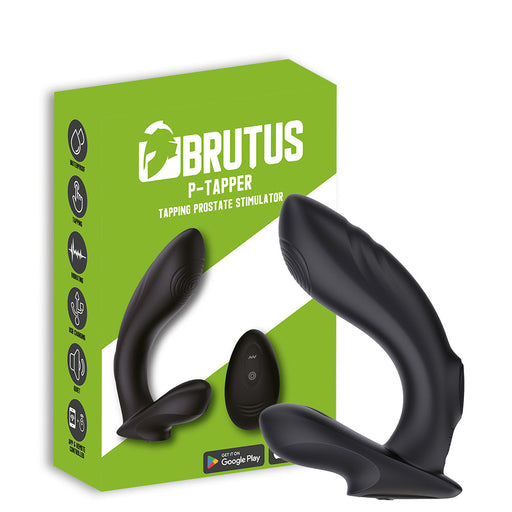 Brutus - P-TAPPER - Tapping Prostate Stimulator - App Control - Black-Erotiekvoordeel.nl