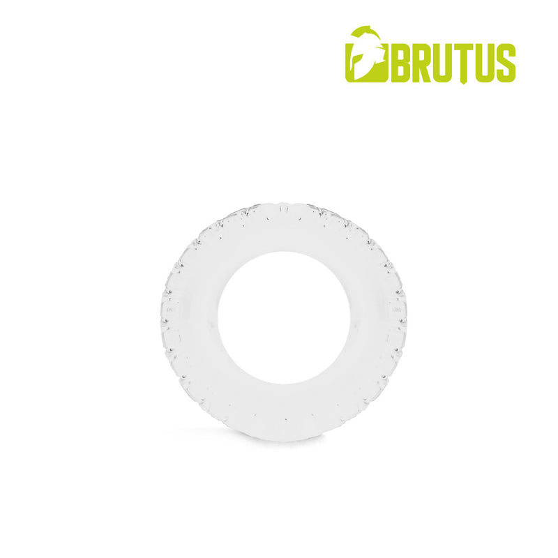 Brutus - Profilo - Lot de cockrings extensibles - Transparent/Noir-Erotiekvoordeel.nl