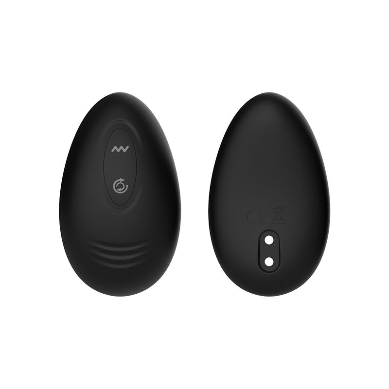 Brutus - RIMMER - Plug anal vibrador con bolas de rimming - Control por app - Negro-Erotiekvoordeel.nl