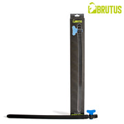 Brutus - Ducha anal de silicona con válvula de cierre - Negro - Erotiekvoordeel.nl