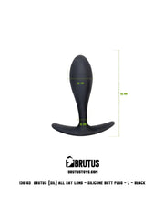 Brutus - Plug anale in silicone - All Day Long - 3 misure - Erotiekvoordeel.nl