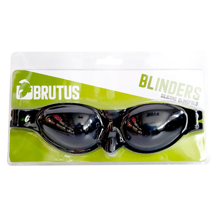 Brutus - Siliconen Zwarte Blinddoek - Blinders - Silicone Blindfold-Erotiekvoordeel.nl