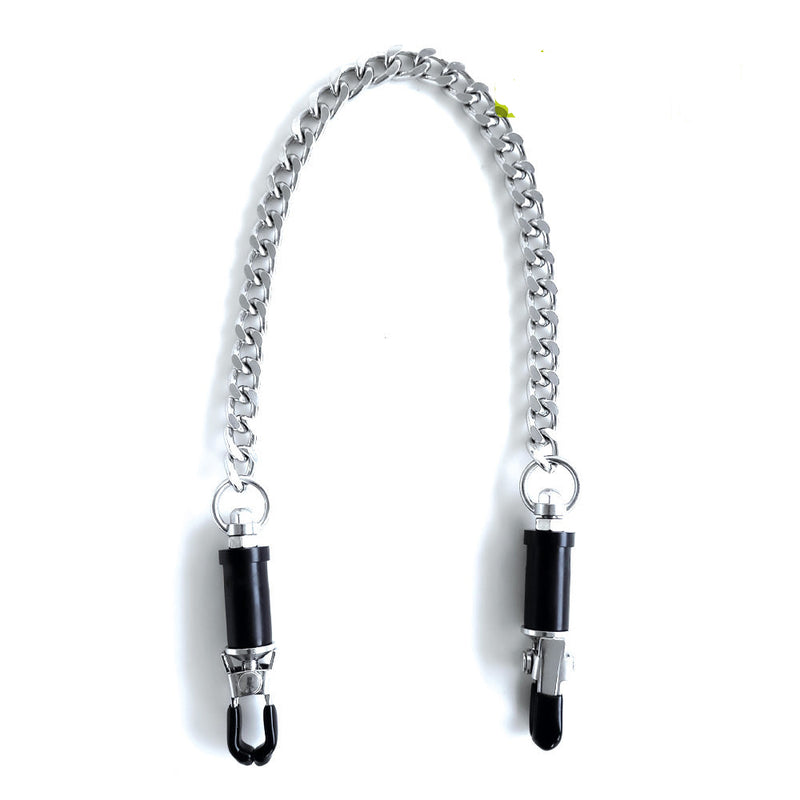 Brutus - Tepelklemmen - Met Ketting - BARREL Turn-On Nipple Clamps-Erotiekvoordeel.nl