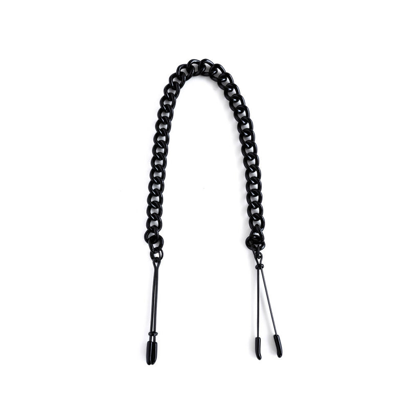 Brutus - Tepelklemmen - Metaal - Met Ketting - TWEEZER Nipple Clamps Black-Erotiekvoordeel.nl