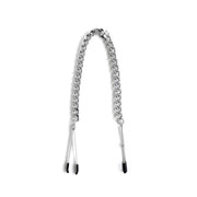 Brutus - Tepelklemmen - Metalen Zilverkleurige Tepelklemmen met Ketting - TWEEZER Nipple Clamps Silver-Erotiekvoordeel.nl
