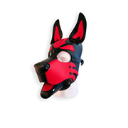 Brutus Vegan Puppy Hood - Black/Red-Erotiekvoordeel.nl
