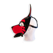 Brutus Vegan Puppy Hood - Black/Red-Erotiekvoordeel.nl