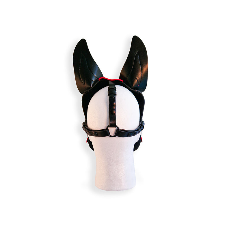 Brutus Vegan Puppy Hood - Black/Red-Erotiekvoordeel.nl