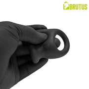 Brutus - Viceversa - Anello per pene e scroto in silicone super morbido - Nero - Erotiekvoordeel.nl
