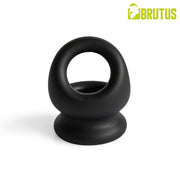 Brutus - Viceversa - Anello per pene e scroto in silicone super morbido - Nero - Erotiekvoordeel.nl