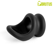 Brutus - Viceversa - Anello per pene e scroto in silicone super morbido - Nero - Erotiekvoordeel.nl