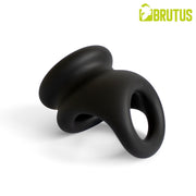 Brutus - Viceversa - Anello per pene e scroto in silicone super morbido - Nero - Erotiekvoordeel.nl