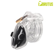 Brutus - Volt - Electro Chastity Cage - Penis Cage - Transparent-Erotiekvoordeel.nl