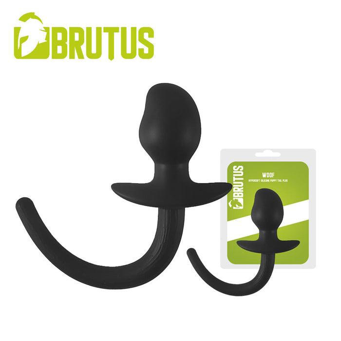 Brutus - WOOF - Buttplug - Puppyplay - HyperSoft Silicone Puppy Tail Plug-Erotiekvoordeel.nl