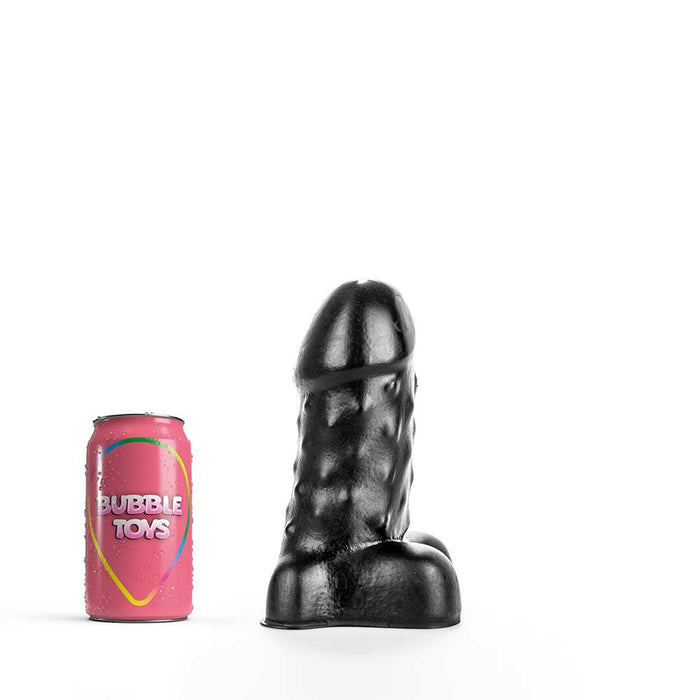 Bubble Toys - Dildo - Mousse - Black - 4 maten-Erotiekvoordeel.nl