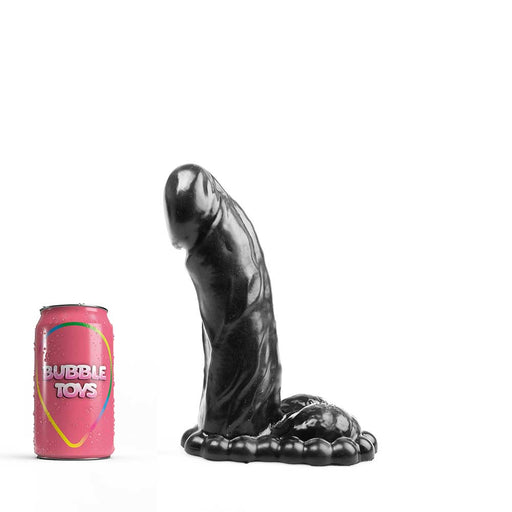 Bubble Toys - Vicious - Dildo - Zwart - PVC - 3 maten-Erotiekvoordeel.nl