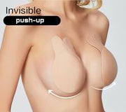 Bunny Plak BH - Strapless Lift Effect - Zelfklevende Borst Lift Beha - Onzichtbaar & Herbruikbaar - Zwart & Huidskleur - 2 paar - maat S/M-Erotiekvoordeel.nl