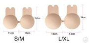 Bunny Plak BH met Clip |Strapless Push-up Effect | Zelfklevende Borst Lift | Onzichtbaar & Herbruikbaar| Cup A B C-Erotiekvoordeel.nl