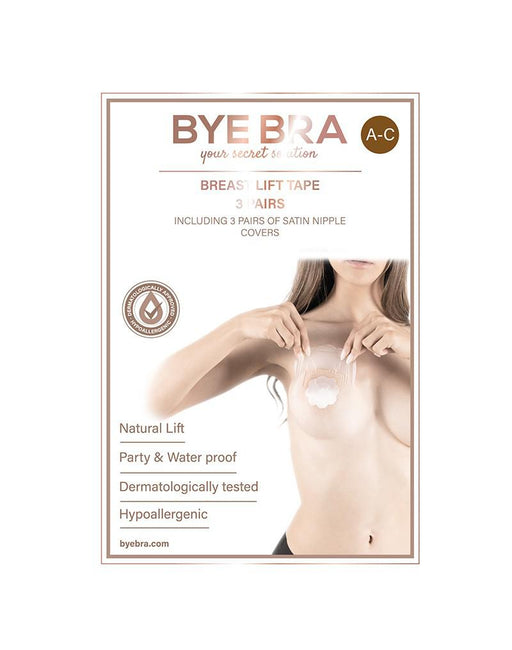 Bye Bra - Boob Tape Pads - Per sollevare il seno in modo invisibile - Coppe A-C - Erotiekvoordeel.nl