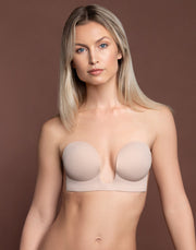 Bye Bra - U-Style - Reggiseno adesivo - Per abiti senza spalline - Nude-Erotiekvoordeel.nl